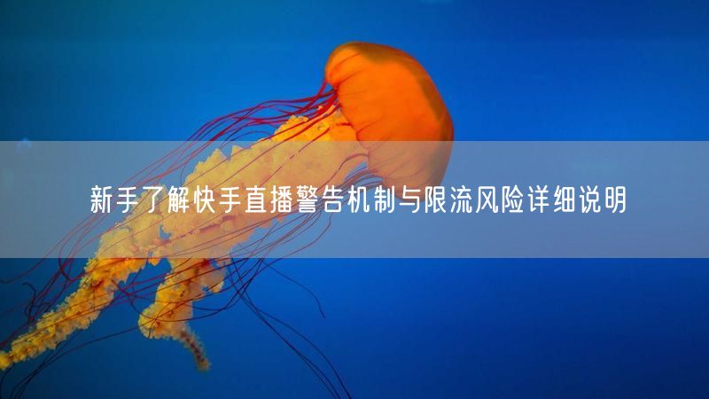 新手了解快手直播警告机制与限流风险详细说明