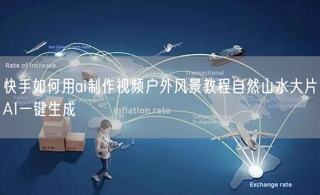 快手如何用ai制作视频户外风景教程自然山水大片AI一键生成