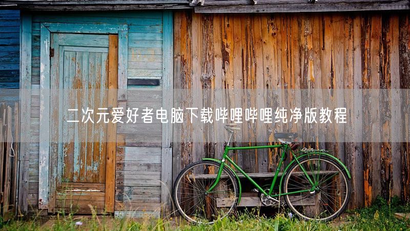 二次元爱好者电脑下载哔哩哔哩纯净版教程