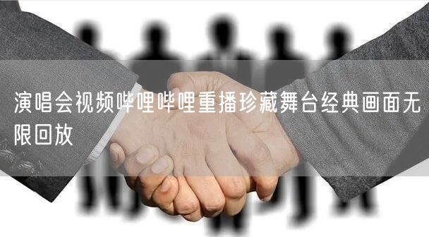 演唱会视频哔哩哔哩重播珍藏舞台经典画面无限回放