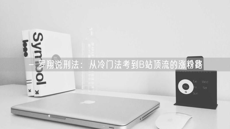 - 罗翔说刑法：从冷门法考到B站顶流的涨粉路