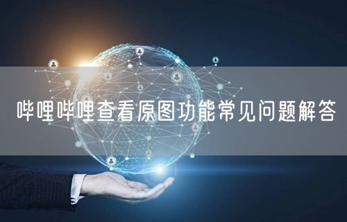 哔哩哔哩查看原图功能常见问题解答