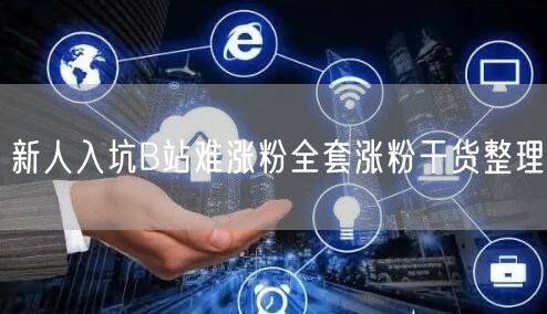 新人入坑B站难涨粉全套涨粉干货整理