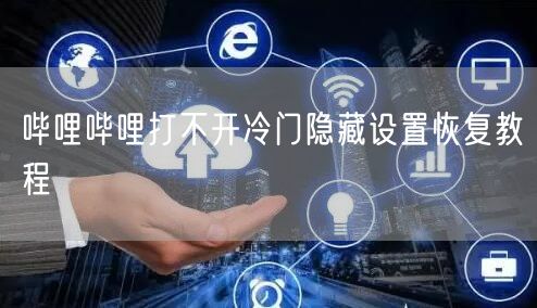 哔哩哔哩打不开冷门隐藏设置恢复教程