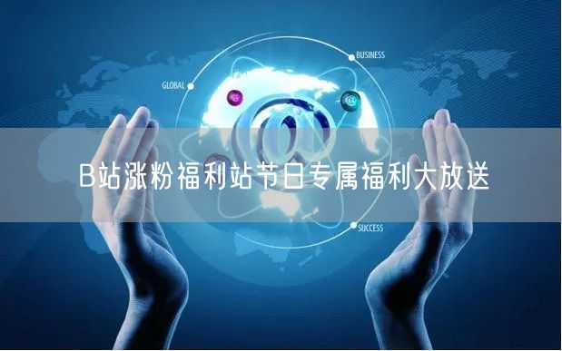 B站涨粉福利站节日专属福利大放送