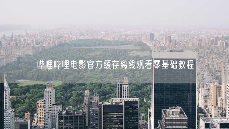 哔哩哔哩电影官方缓存离线观看零基础教程