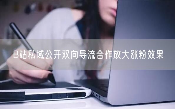 B站私域公开双向导流合作放大涨粉效果